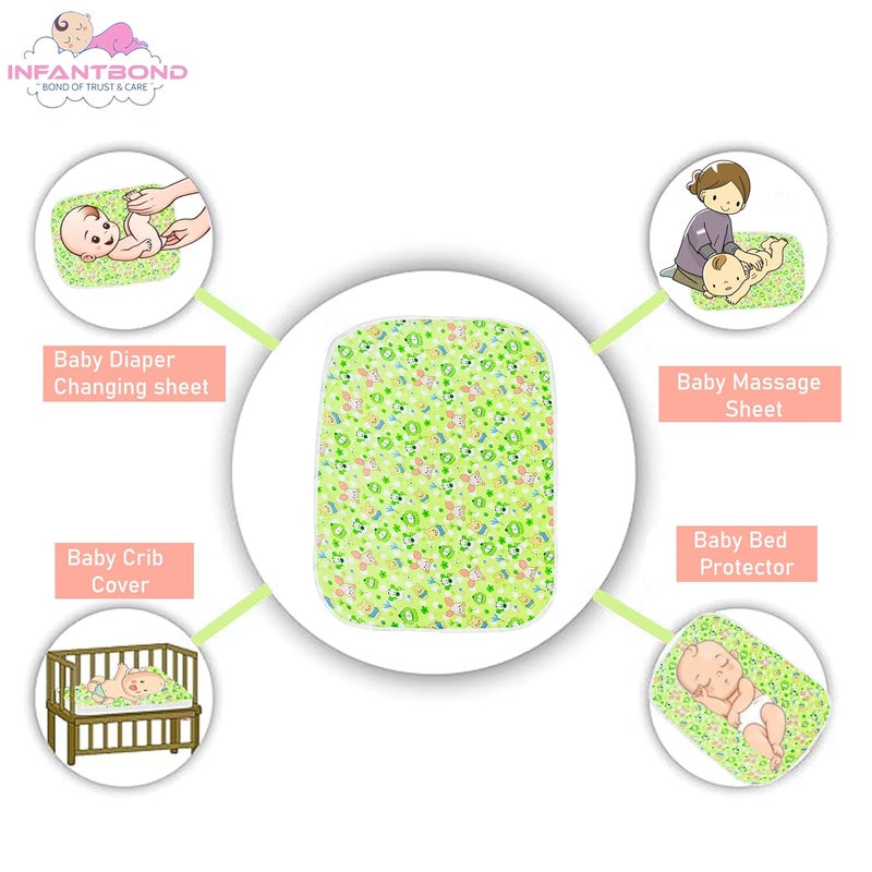 Infantbond Waterproof Baby Bed Massager Bed Dry Sheets Mattress Protector 03 Months Pack of 12 44CM50CM - Image 3