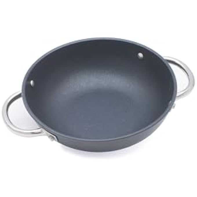 Risoli Professional NonStick Frying Pan 24 High Thickness Cast Aluminium With 1810 Stainless Steel Handles Made In Italy - Image 1