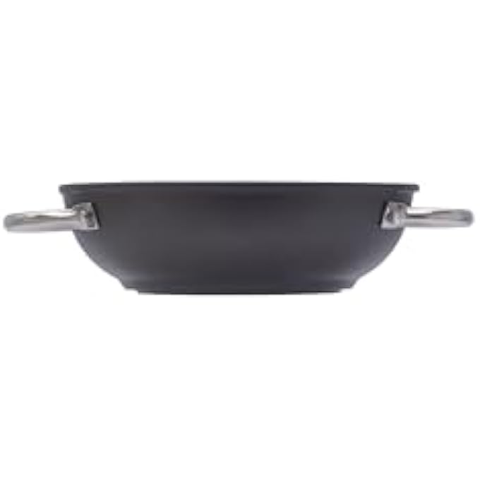 Risoli Professional NonStick Frying Pan 24 High Thickness Cast Aluminium With 1810 Stainless Steel Handles Made In Italy - Image 3