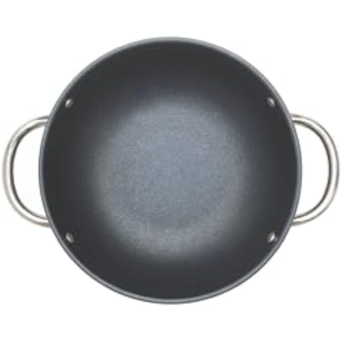 Risoli Professional NonStick Frying Pan 24 High Thickness Cast Aluminium With 1810 Stainless Steel Handles Made In Italy - Image 2