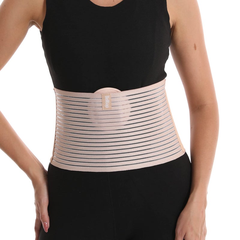 Umbilical Hernia Belt for men women Abdominal Binder compression pad for naval double thickness Hernia support belt ventral incisional epigastric belly button hernias Prevention aid SM