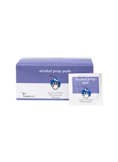 Cardinal Health Cardinal Health MW-APM Individually Packaged 70% Isopropyl Alcohol Prep Pad - 6.5 x 3 cm - Non-Woven Pad - Topical Antiseptic - Prepare Skin for Injections - 2 Ply - Medium - 1 case of 4000 Each 