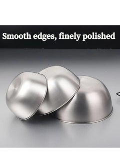 Laseta 3-piece 304  Stainless Steel  Basin,Beat Eggs,Kenad Into Dough, Fruit Salad And Prepare Vegetables 700ml+1200ml+2000ml  - Image 2
