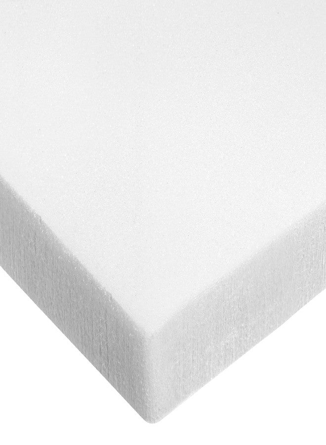 Cross Linked Polyethylene Foam Sheet, White, 2 lbs/cu. ft., 1 in Thick x 12 in Wide x 12 in Long