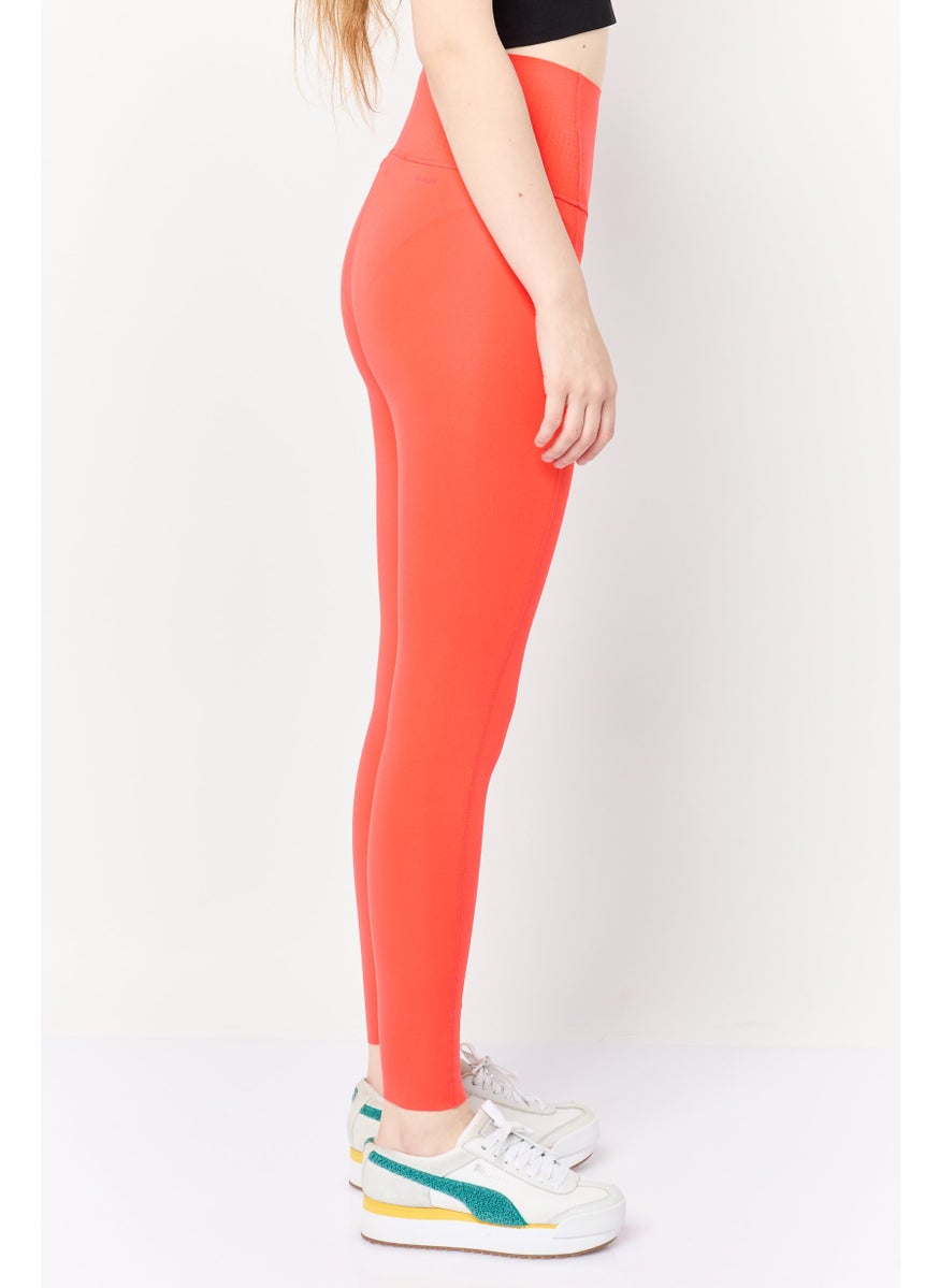 Adidas Women Tight Fit Training Leggings, Red  - Image 2