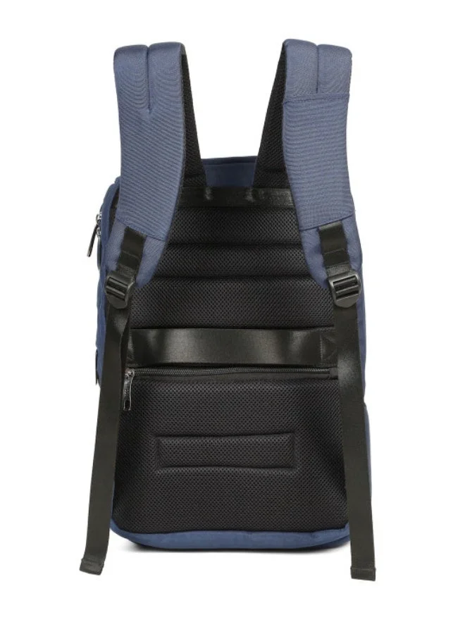 Teakwood Blue Teakwood 23L Business Unisex Laptop Backpack  | Fits up to 16 " Laptop | Premium  Navy blue Office & Travel Backpack | USB Charging Port | Trolley Sleeve | Water-Resistant | Multi-Compartment Durable Design  | Best Price UAE