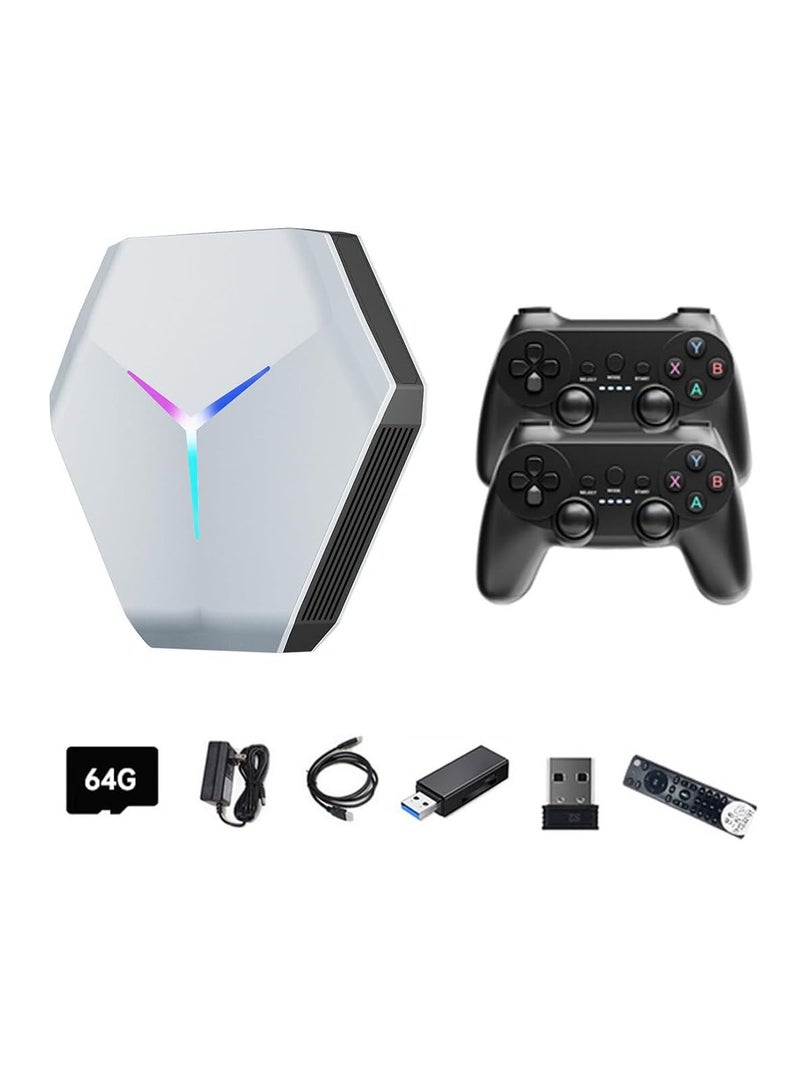 X10 Retro Mini Game Console, Plug and Play Video Games for TV, 64G with 30000+Games, 2.4G Wireless Dual Controllers, Gifts for Teens, Adults, Game Lovers - Image 1