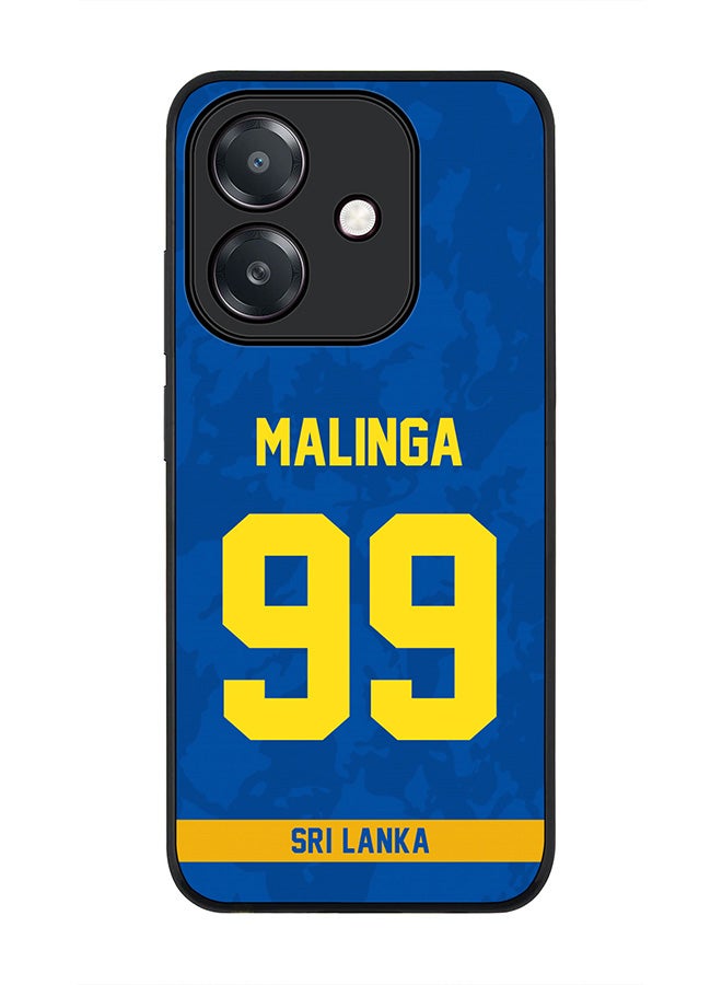 For Oppo A5i Case,Slim fit Camera Protection, Shockproof Thin Phone cover  - Sri lanka Lasith Malinga, Jersey No 99