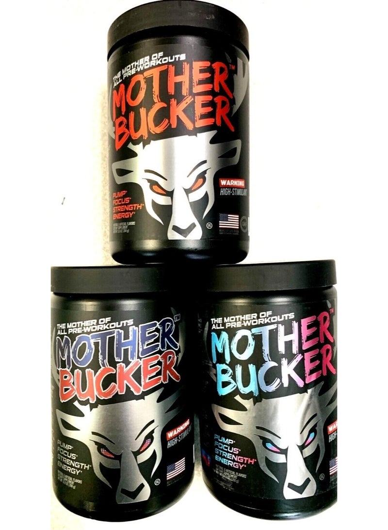 Bucked Up,Das Labs Pre-Workout Mother Bucker 390g ROCKET POP 20 Serving