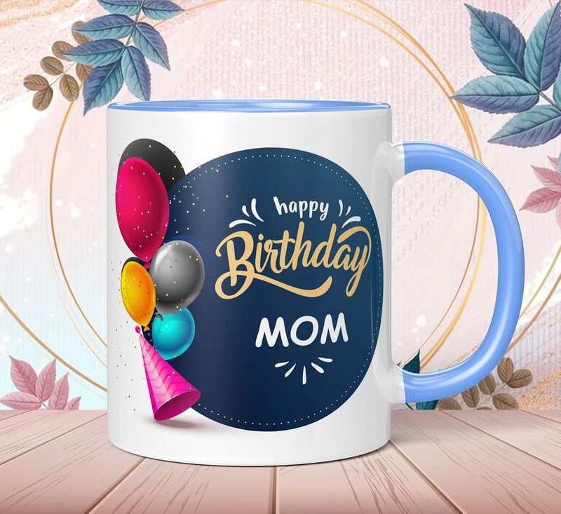 NH10 DESIGNS NH10 DESIGNS Happy Birthday Mom Mug with Best Wishes Keychain and Card Birthday Design Home Decorative Birthday Combo Gift Set for Mothers Day Mug Gift for Mother in Law Maa Mom BDAYTNY3TMKC 21 - Image 4
