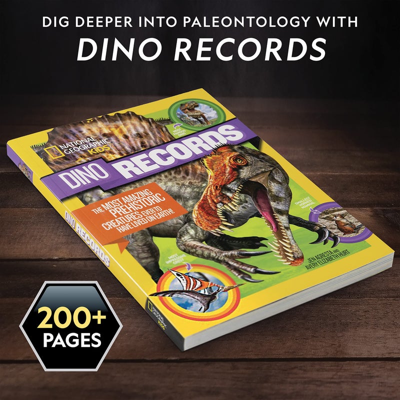 Blue Marble NATIONAL GEOGRAPHIC Dino Fossil Dig Kit & Dinosaur Book for Kids- Excavate a Replica Dinosaur Tooth Fossil and Study Paleontology with a Full-Color Dinosaur Activity Book for Kids (Amazon Exclusive)  - Image 3