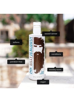 Billy Jealousy Billy Jealousy Beard Control Leave In Beard Conditioner for Men with Aloe Leaf Juice and Jojoba Seed Oil, Softens Hair and Skin, Light Hold with Matte Finish, 16 Fl Oz  - Image 5