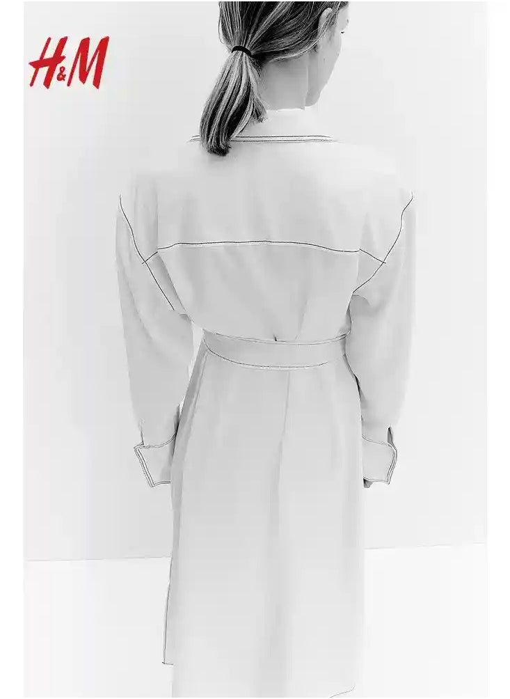 H and M - HM Women's New Loose Lightweight Comfortable And Fashionable Dress - Image 1