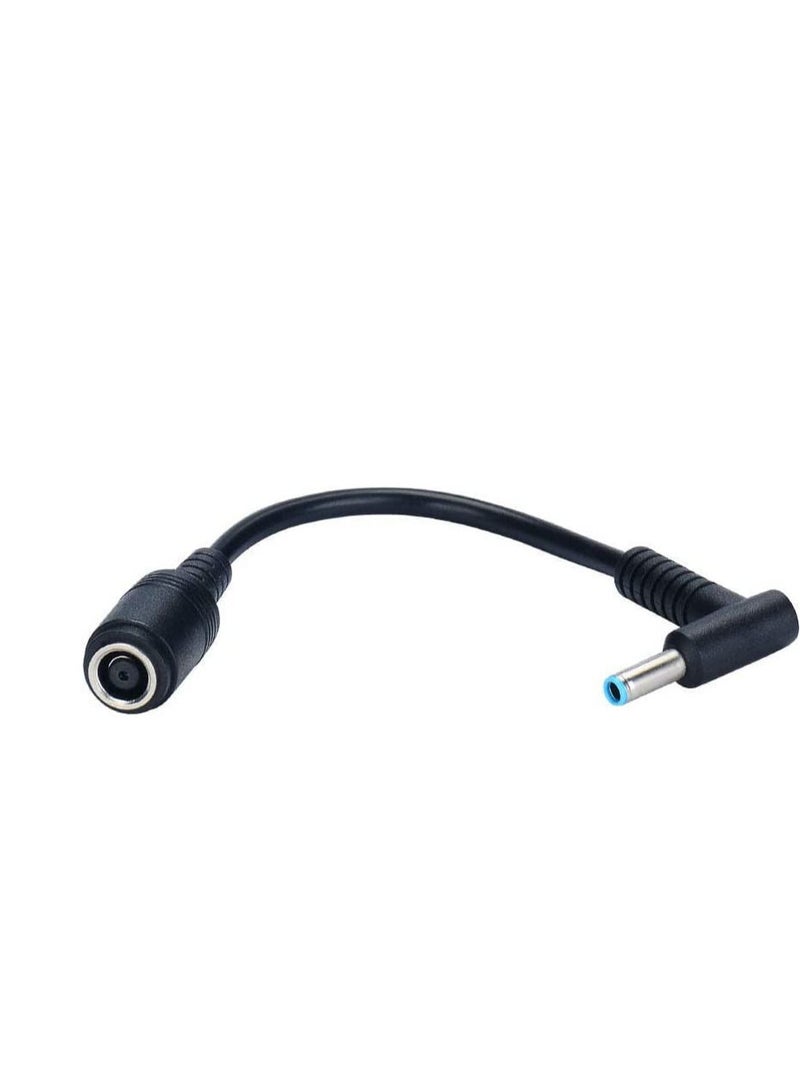 NTECH Connector For HP Charger/Adapter Tip (7.4x5.0mm to 4.5x3.0mm) Tip Converter HP Stream Spectre/Pavilion/Envy/Elite-book/Split/Chromebook Power Cord - Black - Image 3