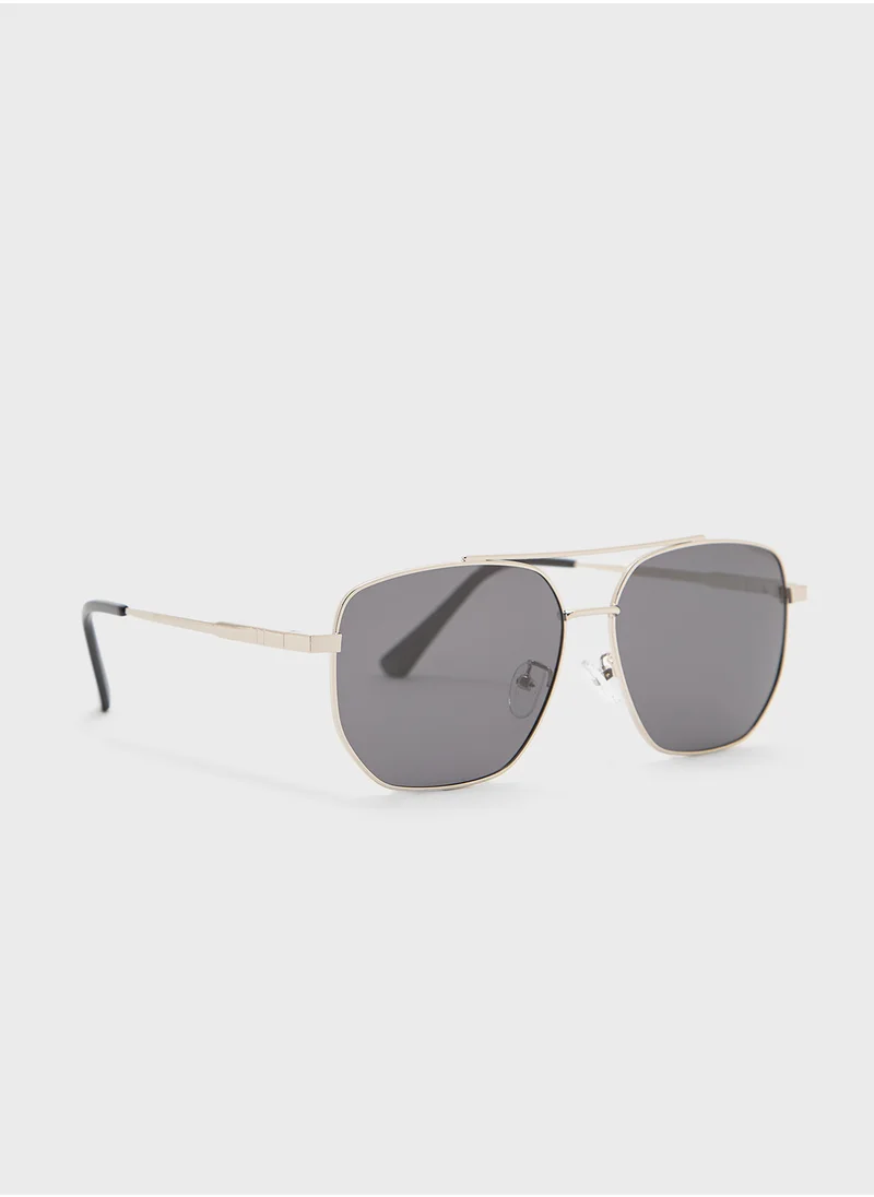 Robert Wood Polarized Lens Square Sunglasses