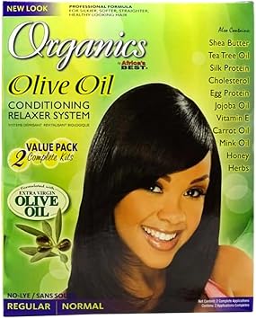 MURPHYS BRUSH AND JAR WITH Africa Best Olive Oil Relaxer Regular 2 Application - Image 2
