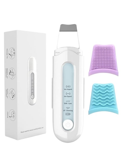 Ultrasonic Skin Spatula - Blackhead & Comedo Remover, Pore Cleansing Device with EMS Micro-Current Beauty Technology