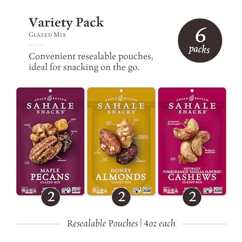 Sahale Snacks Glazed Nut Mix Variety Pack, 4 Ounces (Pack of 6) - Image 3