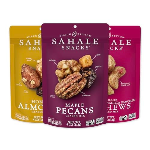 Sahale Snacks Glazed Nut Mix Variety Pack, 4 Ounces (Pack of 6) - Image 1