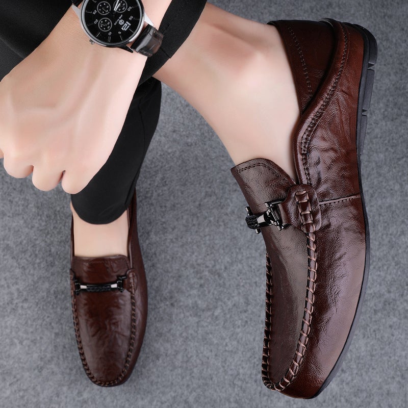 Men'S And Women'S Beanie Shoes, Loafers, Spring Low-Cut Slip-Ons, Flat-Soled Slip-Ons, Hollow Two-Wear Casual Shoes, Flats - Image 4