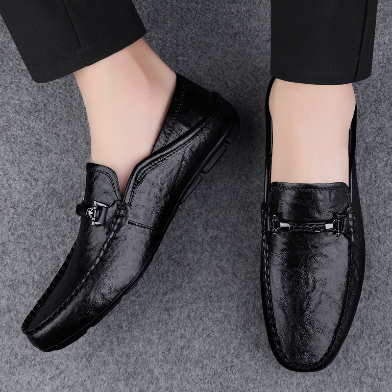 Men'S And Women'S Beanie Shoes, Loafers, Spring Low-Cut Slip-Ons, Flat-Soled Slip-Ons, Hollow Two-Wear Casual Shoes, Flats - Image 5