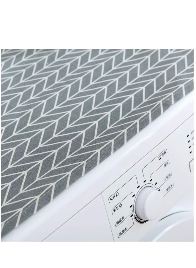 Generic Washing Machine Dustproof Cover, 55cm × 130cm Anti-Stain Waterproof Washer and Dryer Protection Covers for The Top, Anti-Slip Refrigerator Fridge Dust Cover with Storage Bag (1pcs)  - Image 5