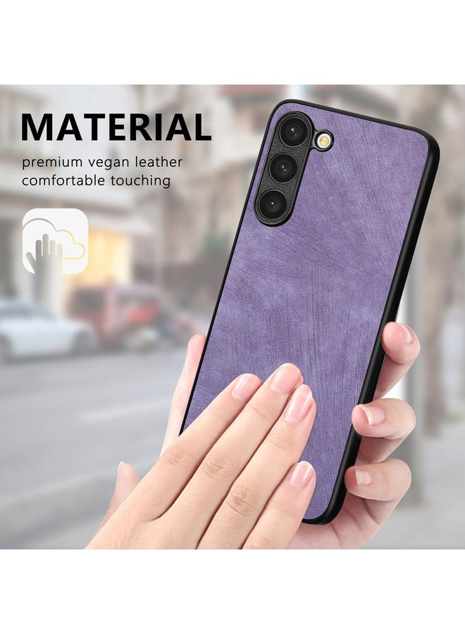 S-TOP Case For Samsung Galaxy S22 Ultra 5G Vintage Leather PC Back Cover Phone Case - Image 4