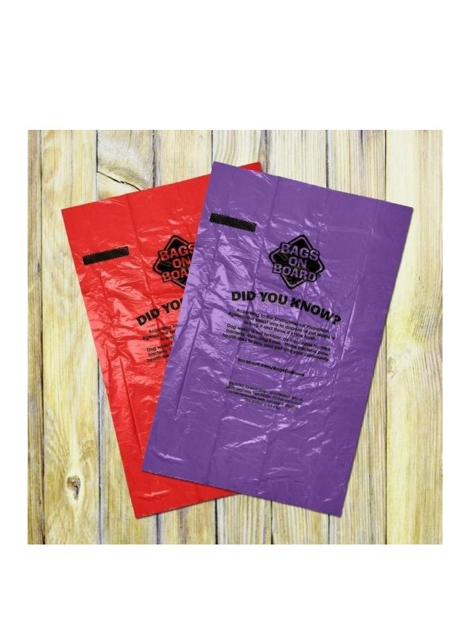 BAGS ON BOARD Refill Bags  Triple Berry 140 bags ( 9 x 14 ) Multicolor  - Image 3
