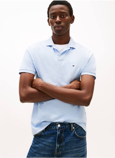 Men's  Regular Fit Polo Shirt - Cotton, Blue