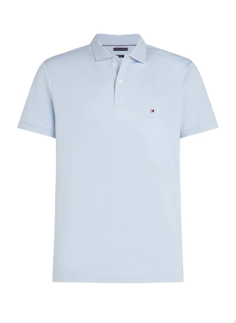 TOMMY HILFIGER Breezy Blue Regular Fit Polo Shirt for Men | Best Price UAE
