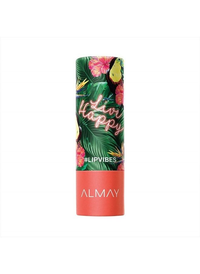 Almay Lip Vibes, Live Happy, 0.14 Ounce, cream lipstick  - Image 1