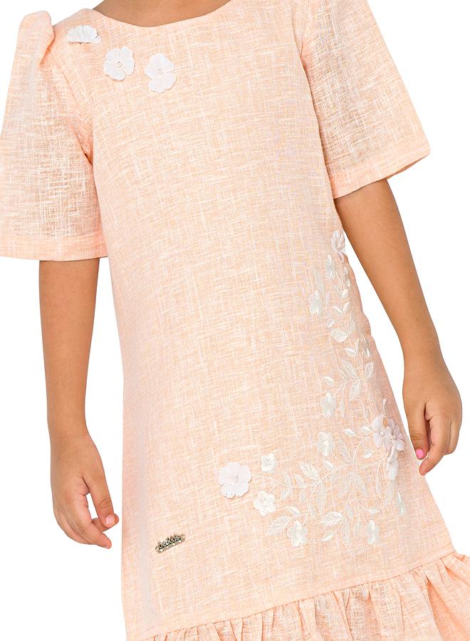 babyqlo Embroidered Ruffle Dress - Image 4