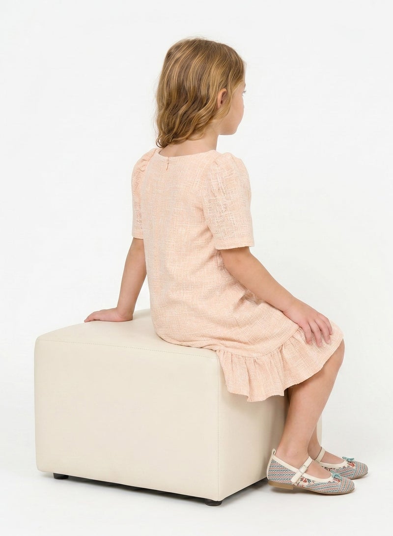 babyqlo Embroidered Ruffle Dress - Image 3