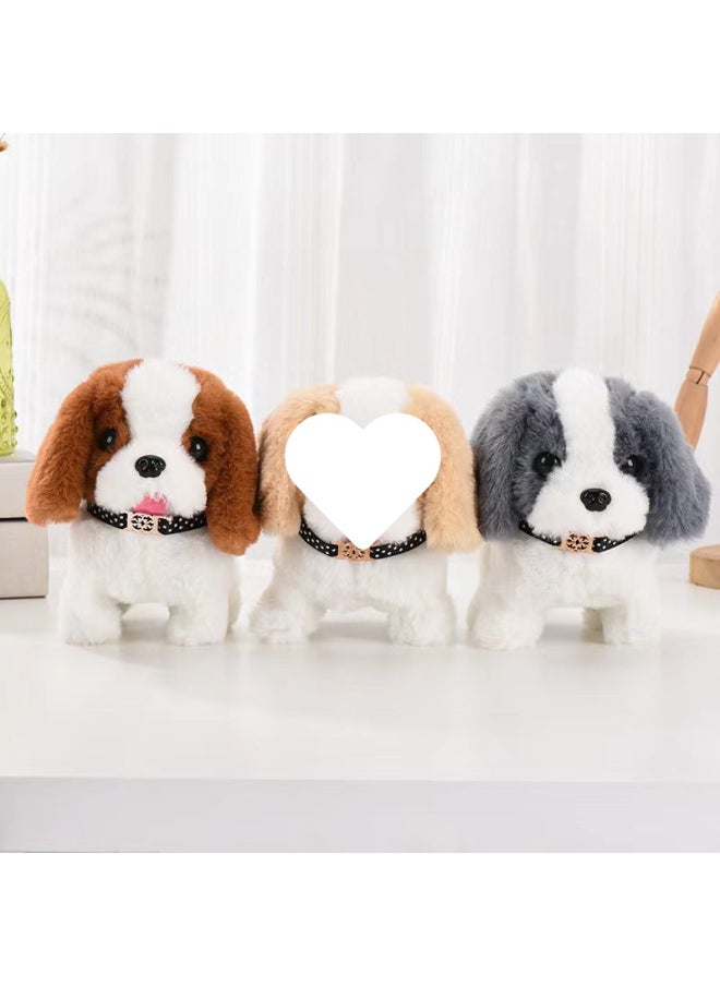 Children's Toys Dogs Can Walk And Call Babies Simulation Electric Plush Puppies Cute Boys And Girls-Color:Collar Golden Retriever-Specifications:Ordinary Battery + Traction Rope + Bell [25% Of People Choose]  - Image 5