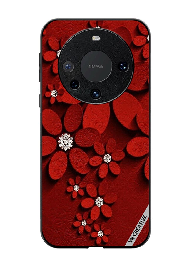 VR CREATIVE Protective Case Cover For Huawei Mate 60 Pro Plus Flower Design Multicolour  - Image 1