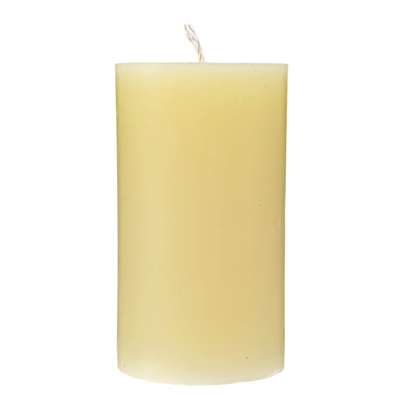 Alternative Imagination Large 3x6 White Beeswax Candles - 80 Hour - 100% Pure Beeswax Ivory Pillar Candles, Naturally Whitened in The Sun - Unscented, Smokeless - Home Decor, Wedding Decor - 1 Pack - Alternative Imagination - Image 3
