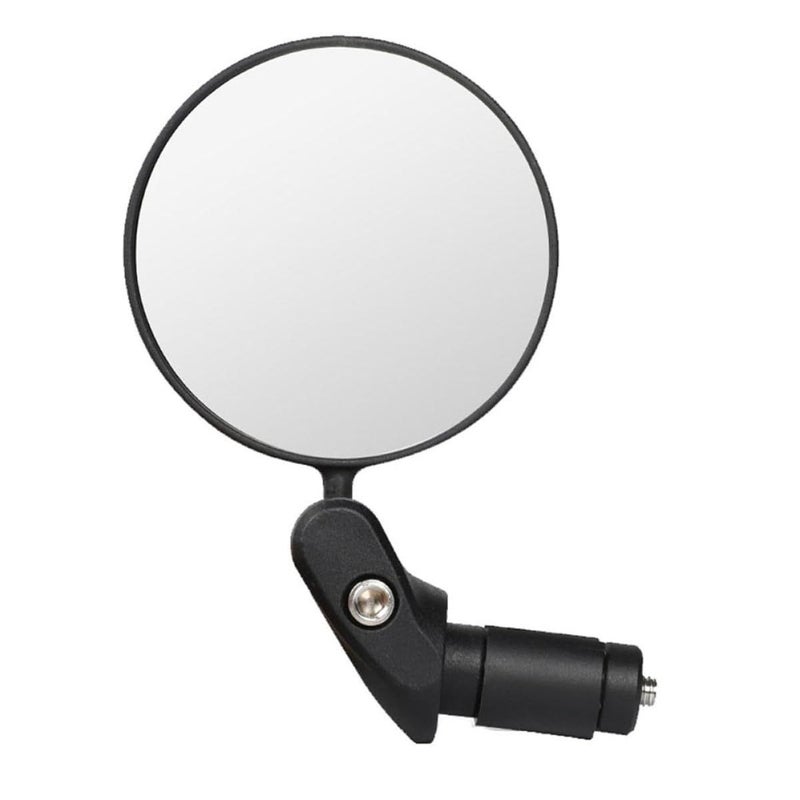 Universal Black Bike Rear View Mirror 360 Rotating Convex Foldable Handlebar Bar End Mirror for Mountain and Road Bikes - Image 2