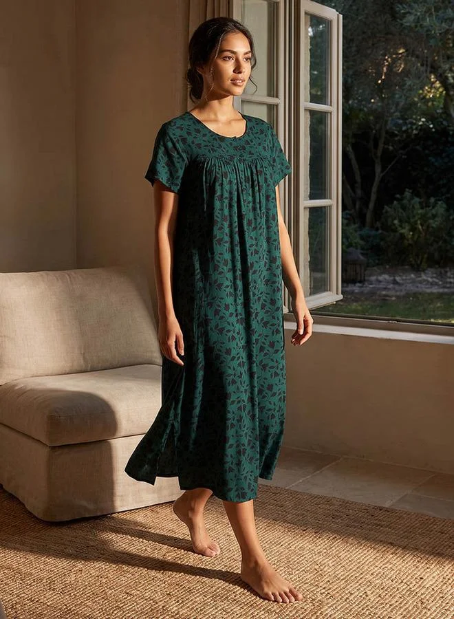 سبلاش فيڤ Intimates Viscose Botanical Print Night Dress
