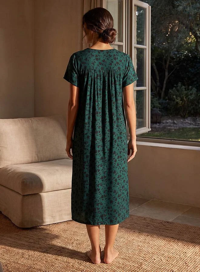 سبلاش فيڤ Intimates Viscose Botanical Print Night Dress