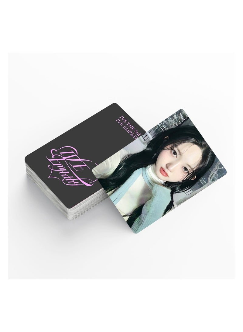 NIBEMINENT 55 Pcs Kpop IVE Empathy Lomo Cards Card For Fans Collection Gifts - Image 3