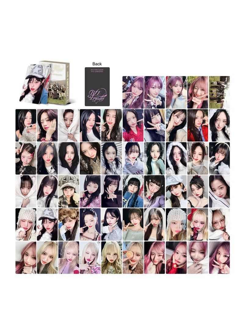 NIBEMINENT 55 Pcs Kpop IVE Empathy Lomo Cards Card For Fans Collection Gifts - Image 1