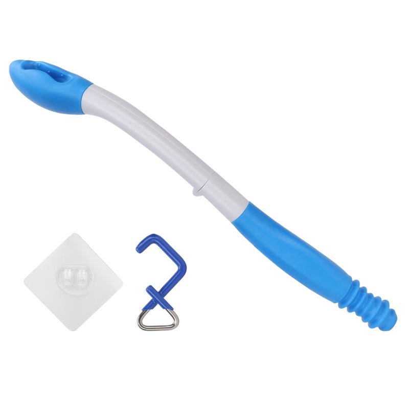 Folding Toilet Aid Wiper Long Reach Comfort Tissue Grip Wiper for Limited Mobility Elderly - Image 1