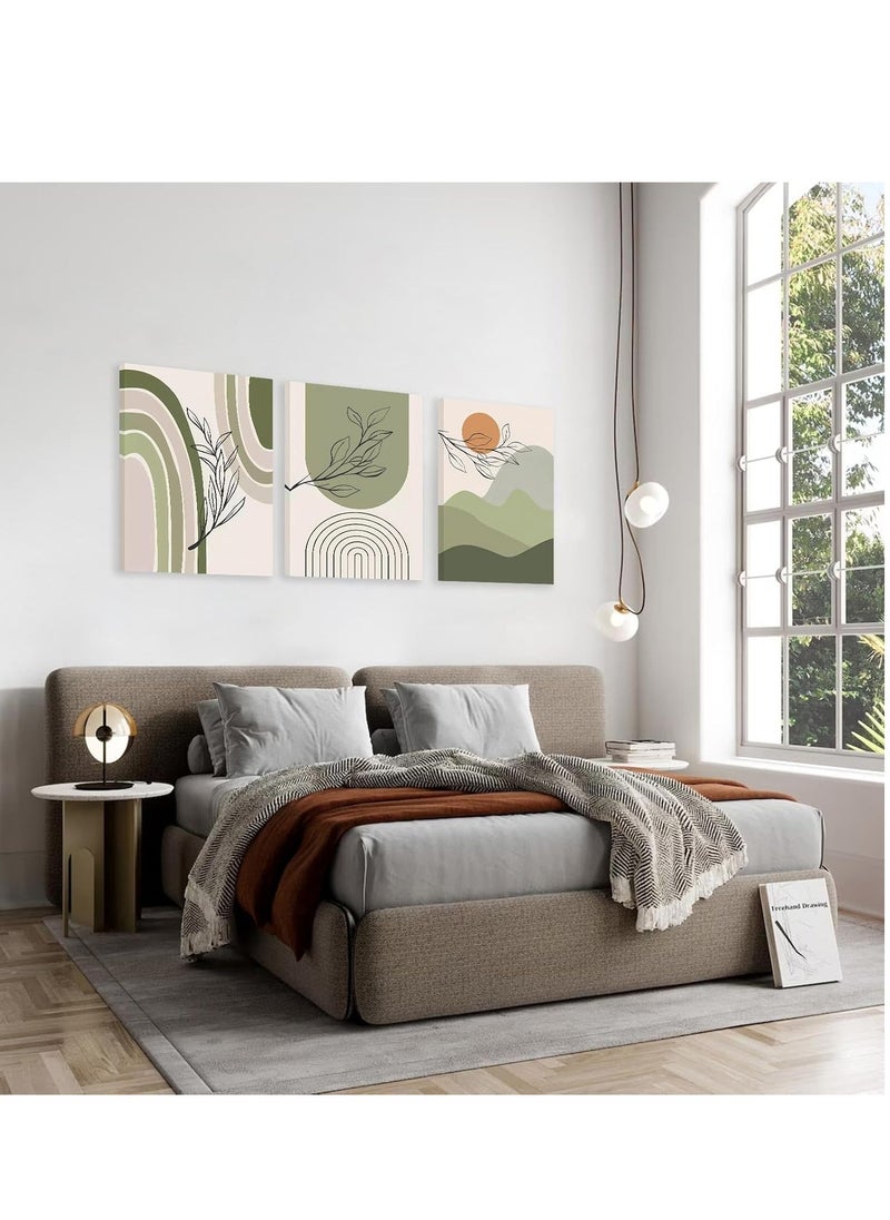 ديكوريور تابلوه فني مودرن  3 قطع 42X90CM بارز 30 مم - طباعة ديجيتال عالية الجودة - طبقة UV لحماية الألوان - سهل التركيب بلاصق ذاتي - ديكور أنيق للمنازل والمكاتب والهدايا  - Image 5