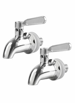 KASTWAVE 2 Pack Beverage Dispenser Replacement Spigot Stainless Steel Polished Finished Water Drink Faucet Metal  - Image 1