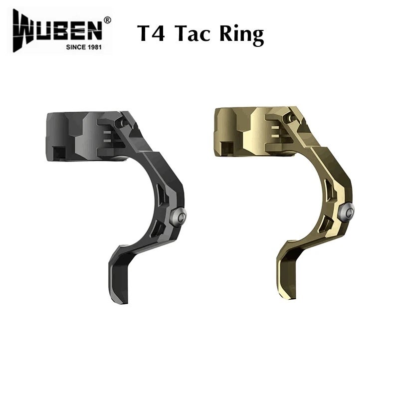 وبين مصباح يدوي Wuben AP50 T4 Tac Ring For T4 Tactical Flashlight With Window Breaking Tool For Outdoor Camping Hunting Search Rescue Exigency - Image 2