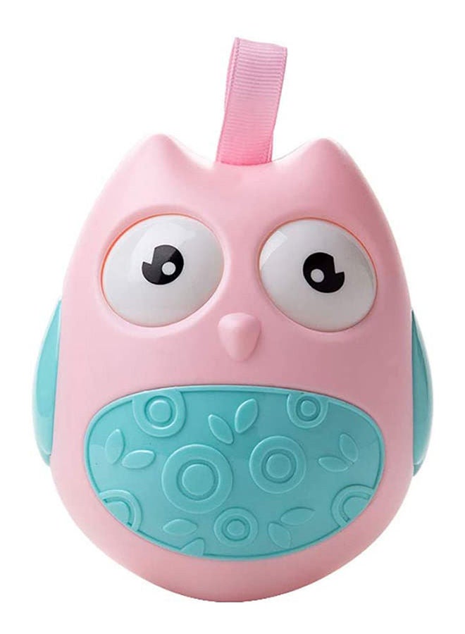 NIBEMINENT Baby Toys 6-12 Months Development Belly Time Owl Tumbler Rocking Music - Image 1