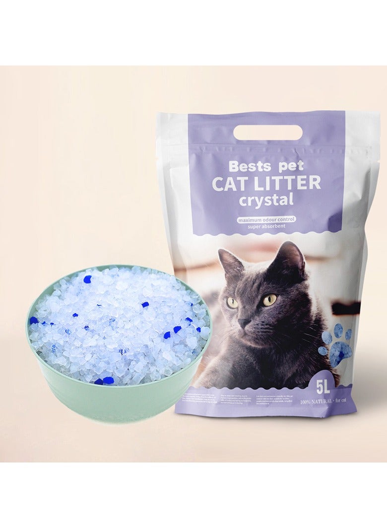 Cat litter,crystal cat litter,2kg perbag x 6bags package,super value pack,excellent cat litter - Image 2