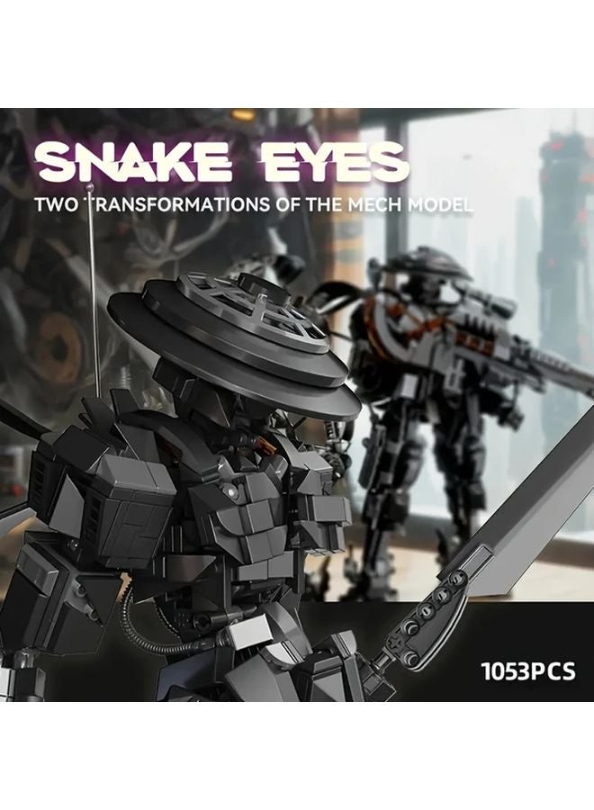 Transformable Movie Character Building Blocks 1053pcs Creative Home Decor Durable Construction Toy Kit - Image 3