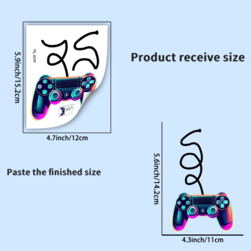 New Video Game Style Game Machine Home New Switch Socket Beautiful Decorative Self-Adhesive Sticker - Image 1
