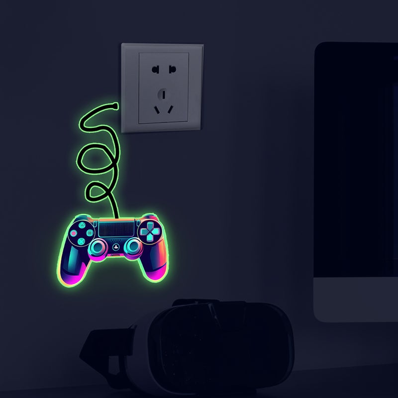New Video Game Style Game Machine Home New Switch Socket Beautiful Decorative Self-Adhesive Sticker - Image 3